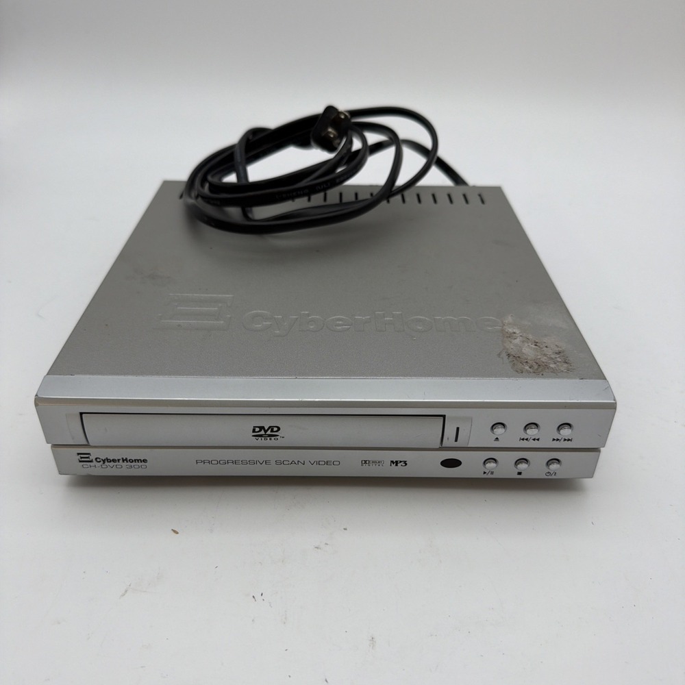 Cyber Home Mini DVD Player Progressive Scan CH-DVD 300 No Remote